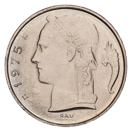 5 Francs 1975 NL - Baudouin UNC