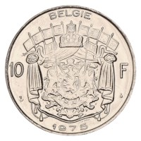 10 Francs 1975 NL - Baudouin UNC