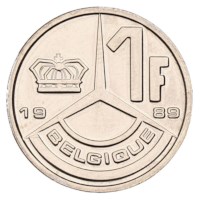 1 Franc 1989-1993 FR - Baudouin UNC