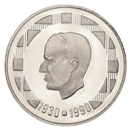 500 Francs 1990 DE - Roi Baudouin 60 ans Sup