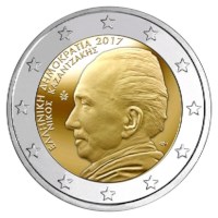 Griekenland 2 Euro "Kazantzakis" 2017