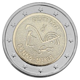 Estonie 2 euros « Peuples Finno-Ougriens » 2021