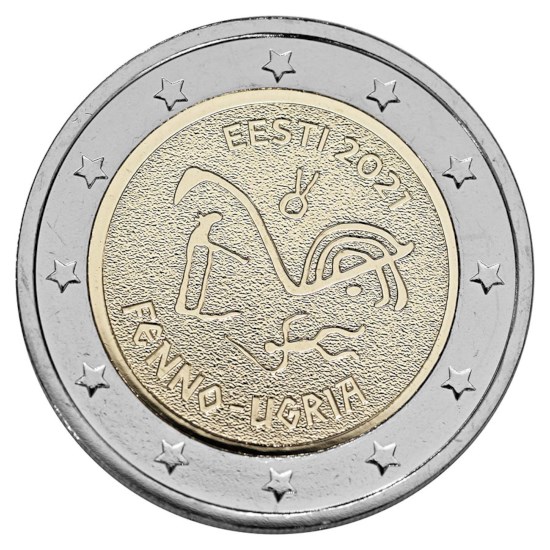 Estonie 2 euros « Peuples Finno-Ougriens » 2021