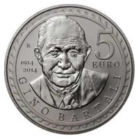 San Marino BU Set 2014 + 5 Euro "Bartali"