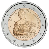 Vatican 2 Euros « Le Caravage » 2021