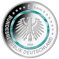 Allemagne 5 x 5 euros « Zone Subpolaire » 2020 BE