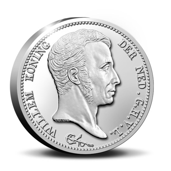 Officiële Herslag: Gulden 2021 Zilver 2 ounce - Pastoe editie