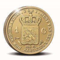 Officiële Herslag: Gulden 2021 Goud 2 ounce - Pastoe editie
