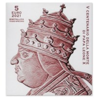 Vaticaan 5 Euro "Leo X" 2021
