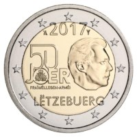 Luxembourg 2 Euro "Army" 2017 UNC
