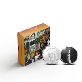 Liesbeth List Medal Silver Proof with Colour