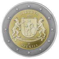 Lituanie 2 euros « Dzukija » 2021