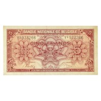 5 Francs - 1 Belga 1943 Sup