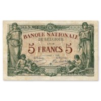 5 Frank 1914 ZFr (Brussel)