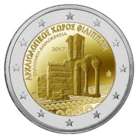 Griekenland 2 Euro "Philippi" 2017 BU Coincard