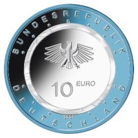Duitsland 10 Euro "Auf dem Wasser" 2021 UNC