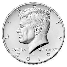 US Half Dollar "Kennedy" 2019 "D"