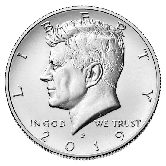 US Half Dollar "Kennedy" 2019 "P"