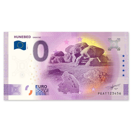 0 Euro Biljet "Hunebed - Drenthe"