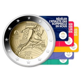 France 2 euros « Jeux Olympiques » 2021 Coincard