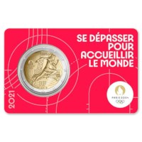 France 5 x 2 euros « Jeux Olympiques » 2021 Coincard Set
