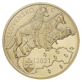 Slowakije 5 Euro "Wolf" 2021