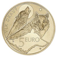 Slovaquie 5 Euro « Loup » 2021