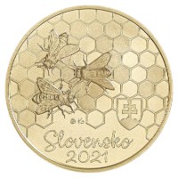 Slovaquie 5 Euro « Abeille » 2021