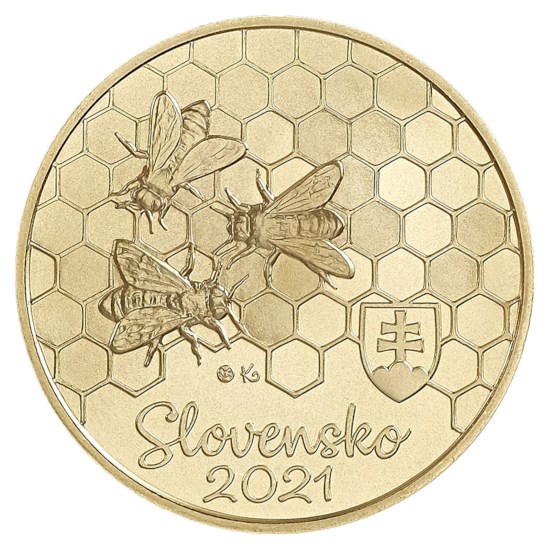Slowakije 5 Euro "Honingbij" 2021