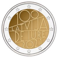 Letland 2 Euro "Erkenning" 2021