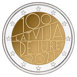 Lettonie 2 euros « Reconnaissance » 2021