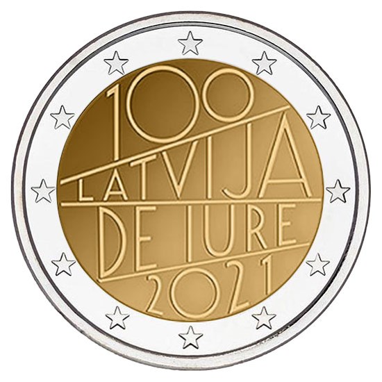 Latvia 2 Euro "Recognition" 2021