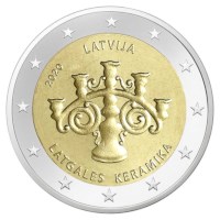 Latvia 2 Euro "Ceramics" 2020