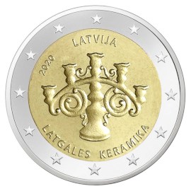 Lettonie 2 euros « Céramique » 2020
