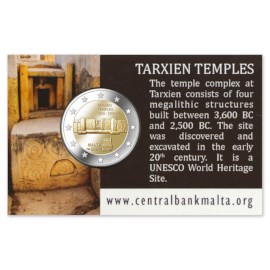 Malte 2 euros « Tarxien » 2021 Coincard
