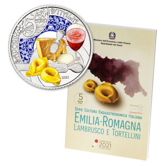 Italie 5 euros « Emilie-Romagne » 2021