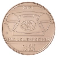 Italie 5 Euro "Téléphone" 2021