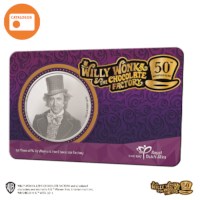 Willy Wonka & the Chocolate Factory Medal in Coincard