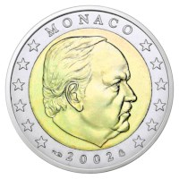 Monaco 2 euros 2002 UNC