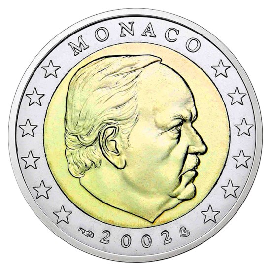 Monaco 2 euros 2002 UNC
