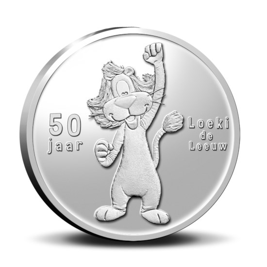 50 ans de « Loeki de Leeuw » médaille en argent 1 once