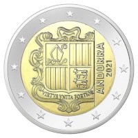 Andorre 2 euros 2021 UNC
