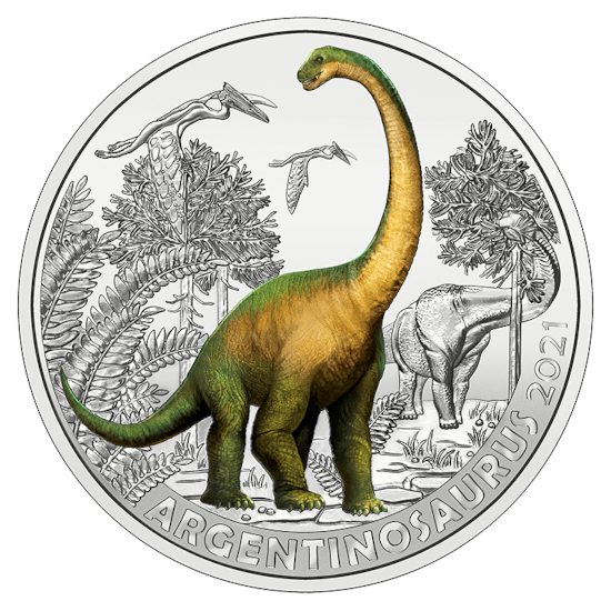 Autriche 3 euros « Argentinosaurus » 2021