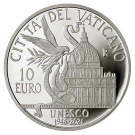 Vaticaan 10 Euro "Unesco" 2021