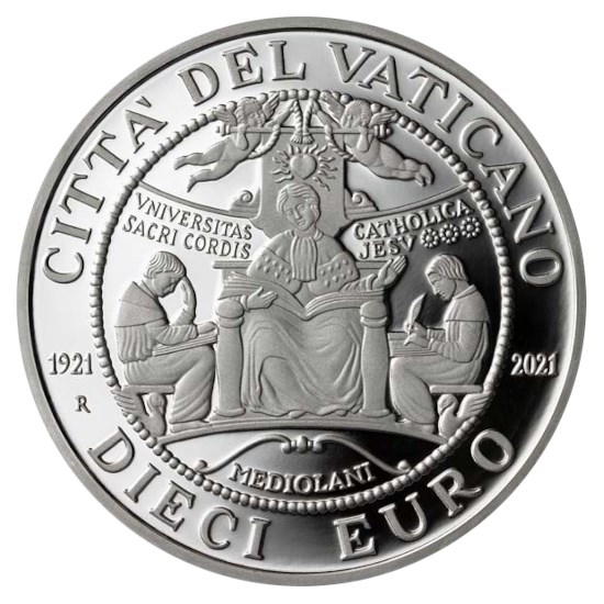 Vatican 10 euros « Université » 2021