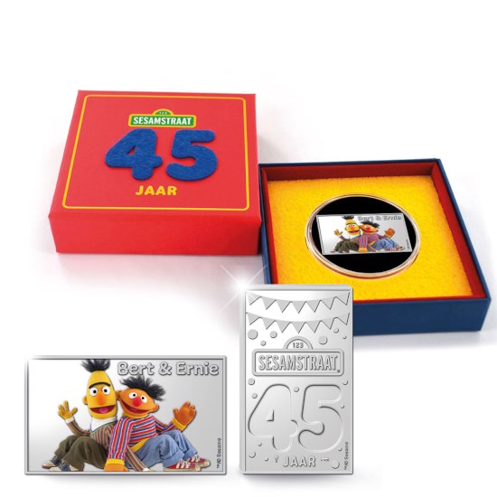 45 Years of Sesame Street 1 Ounce Silver