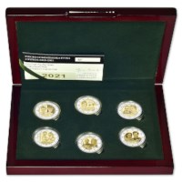 Luxembourg 2 euros Proof Set 2019-2021