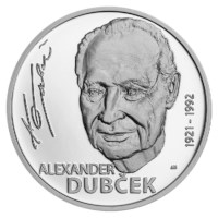 Slowakije 10 Euro "Dubček" 2021 Proof