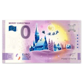0 Euro Biljet "Kerstmis" kleur
