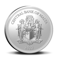 Malta 2 ½ euro 2022 ‘Koningin Elizabeth II platina jubileum’ in coincard